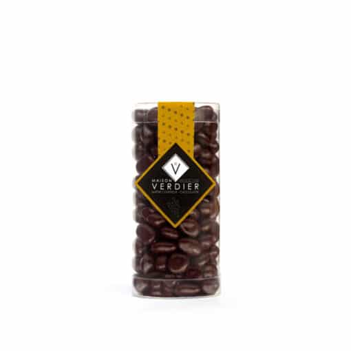 Raisins dorés, délicieux raisin macéré au sauternes enrobés de chocolat noir